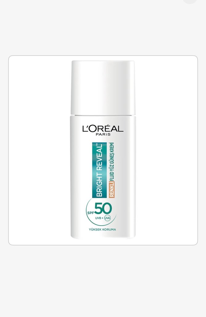 L'Oréal Bright Reveal SPF 50+ Orta Tonlu Güneş Kremi - Görsel 2
