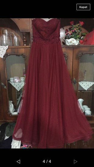 Kırmızı abiye