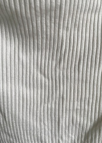 Beyaz Balıkçı Yaka Piliseli Kadın Triko - Görsel 5