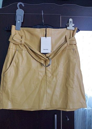 Bershka Bershka Deri Etek