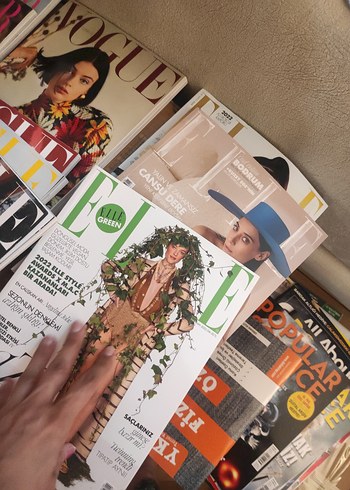 Çeşitli Moda ve Ev Dekorasyon Dergileri