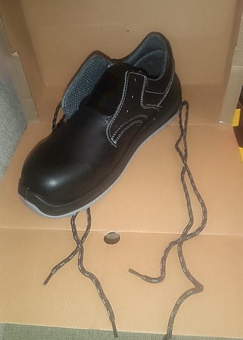 Siyah Erkek Outdoor Ayakkabı Velcro Kapatma - Görsel 4