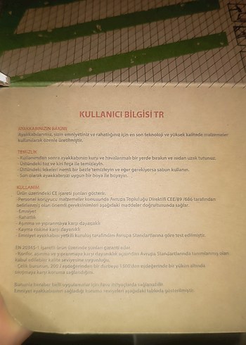 Siyah Erkek Outdoor Ayakkabı Velcro Kapatma - Görsel 11