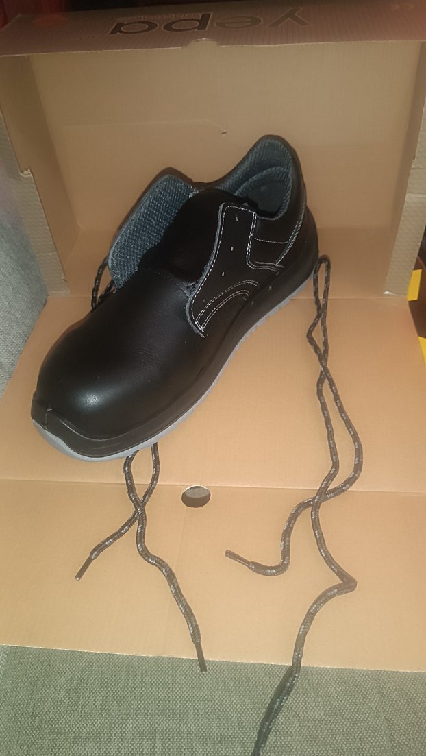 Siyah Erkek Outdoor Ayakkabı Velcro Kapatma - Görsel 4