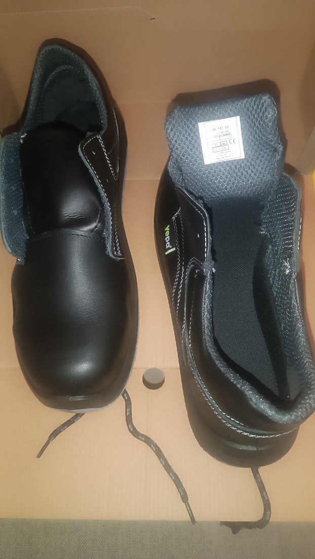 Siyah Erkek Outdoor Ayakkabı Velcro Kapatma - Görsel 3