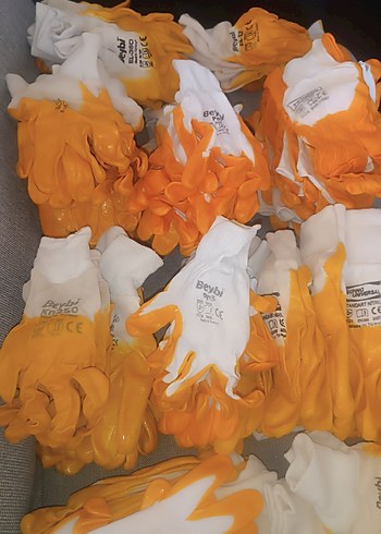 Sarı Baskılı Erkek Eldivenleri - Görsel 2