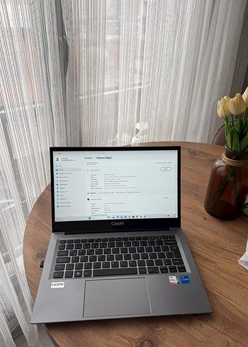 Gri Casper Laptop - Görsel 2