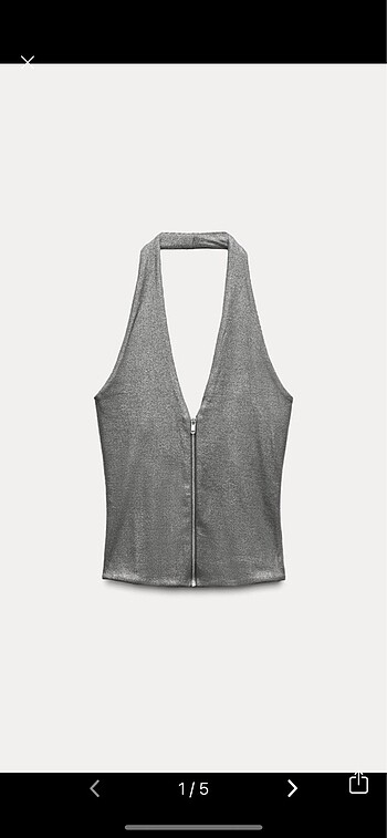 zara halter yaka bluz