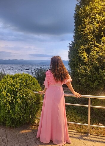 m Beden Şifon abiye