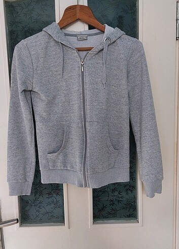 Kadın fermuarlı sweatshirt
