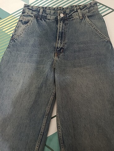 34 Beden mavi Renk Buffy boyfriend jean