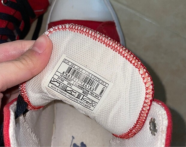 U.S Polo Assn. Kırmızı polo ayakkabı