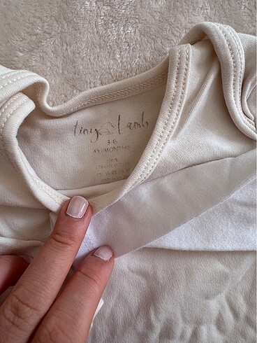Diğer Tiny Lamb Organik uzun kollu body