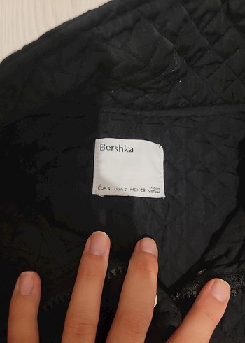 Bershka Bershka Siyah Düğmeli Kadın Ceket