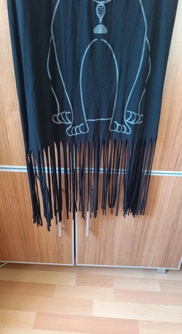 Siyah Gotik Püsküllü Kedi Kıyafeti - Görsel 3