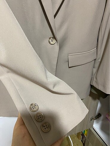 38 Beden camel Renk Blazer Ceket