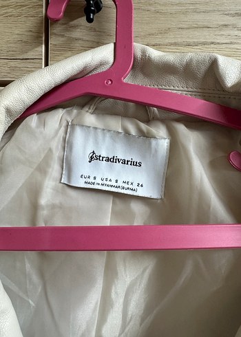 Bej Deri Kadın Ceket - Görsel 2