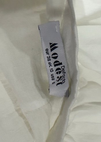 Pamuklu Beyaz Uzun Salaş Etek - Görsel 2