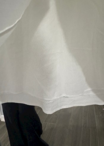 Pamuklu Beyaz Uzun Salaş Etek - Görsel 3