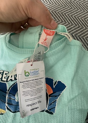 Koton kız bebek tişört - Görsel 3