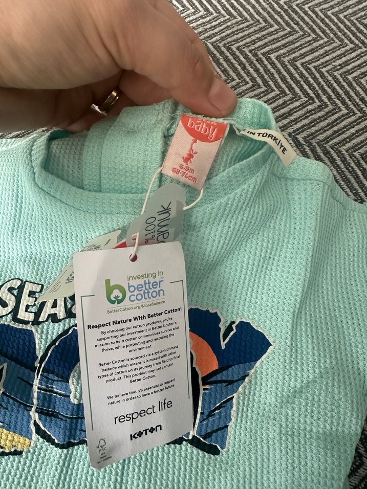 Koton kız bebek tişört - Görsel 3