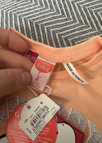 Koton 6/9 ay kız çocuk tişört - Görsel 3