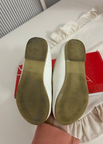 Krem H&M Kız Çocuk Fiyonklu Babet 24 no - Görsel 3