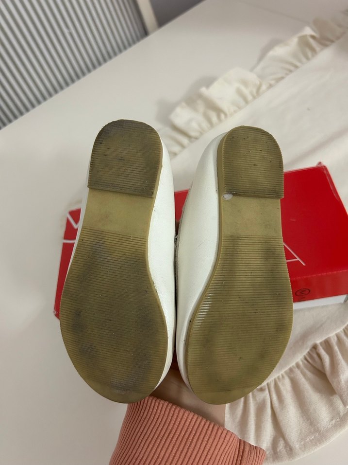 Krem H&M Kız Çocuk Fiyonklu Babet 24 no - Görsel 3