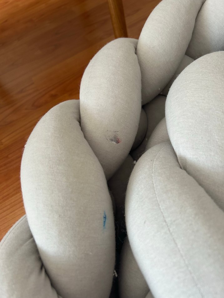 Diger Gri 4 lü örgü yatak kenar koruyucusu - Görsel 4