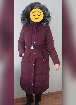 Tesettür şişme mont 42 beden 