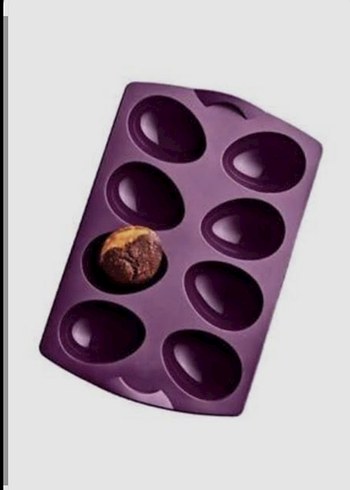 tupperware Mor Silikon Yumurta Şeklinde Kek Kalıbı