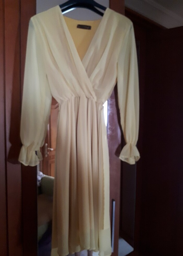 Şifon elbise - Görsel 2