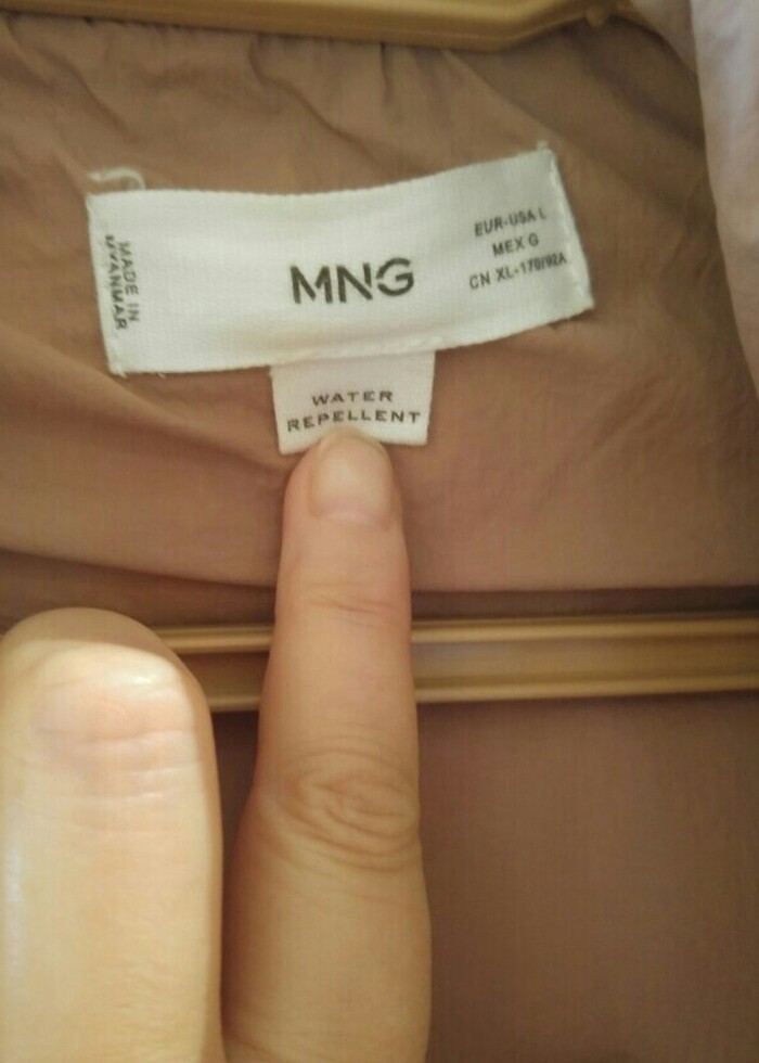 MANGO şişme mont kaban - Görsel 2