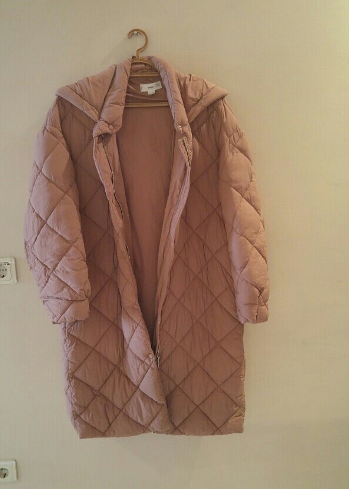 MANGO şişme mont kaban - Görsel 3