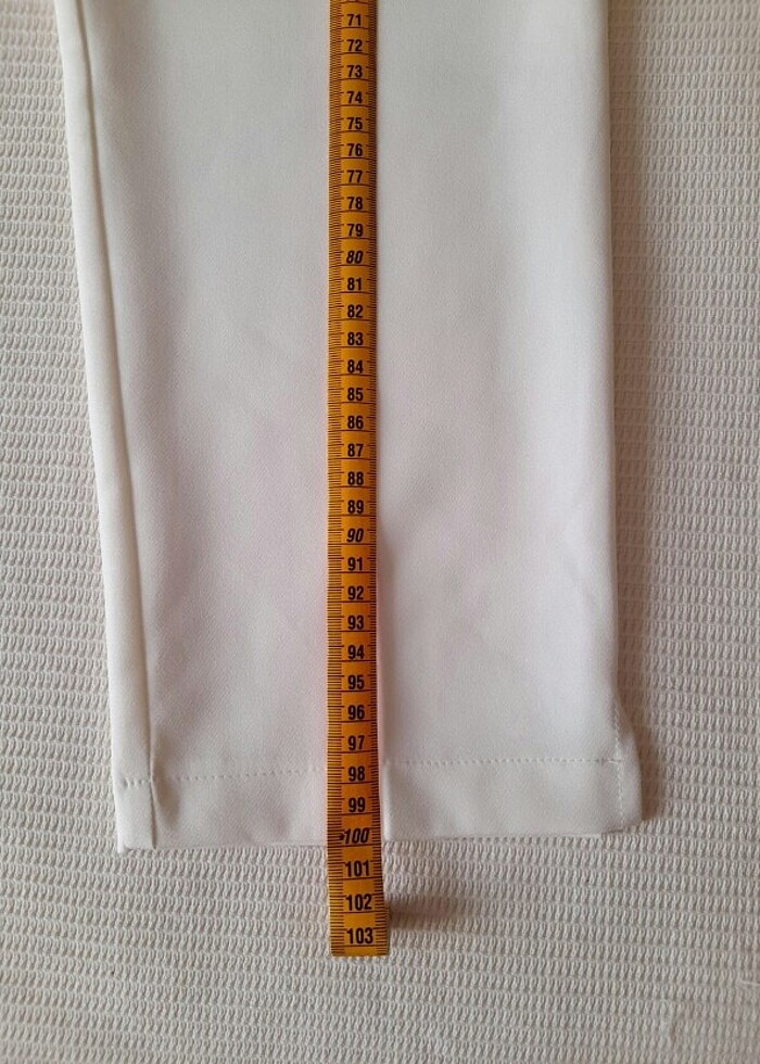 Beyaz kadin pantalon - Görsel 3