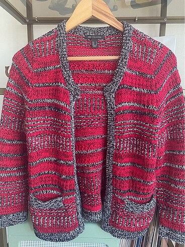 Mango Kırmızı Hırka - Görsel 3