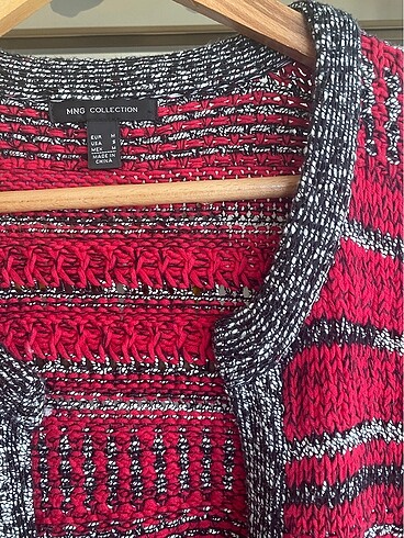 Mango Kırmızı Hırka - Görsel 5