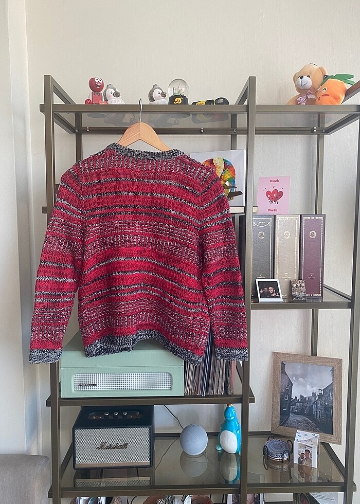 Mango Kırmızı Hırka - Görsel 4