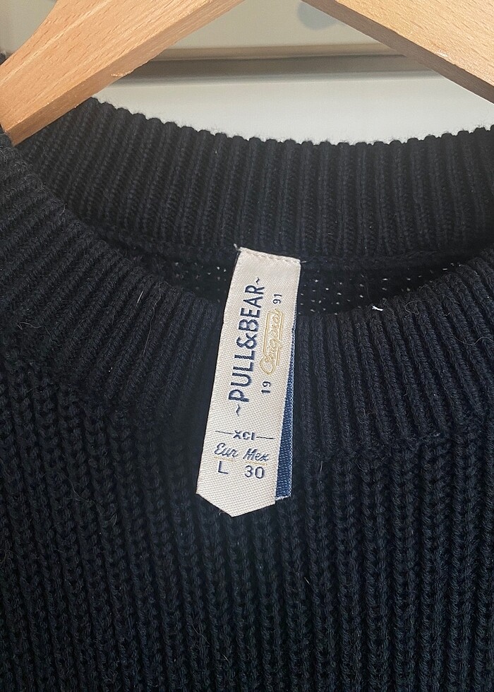 Pull and Bear Uzun Kalın Kazak - Görsel 2