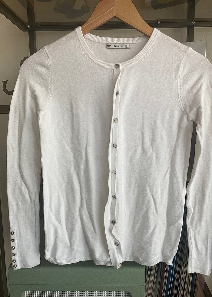 Zara Beyaz Hırka - Görsel 3