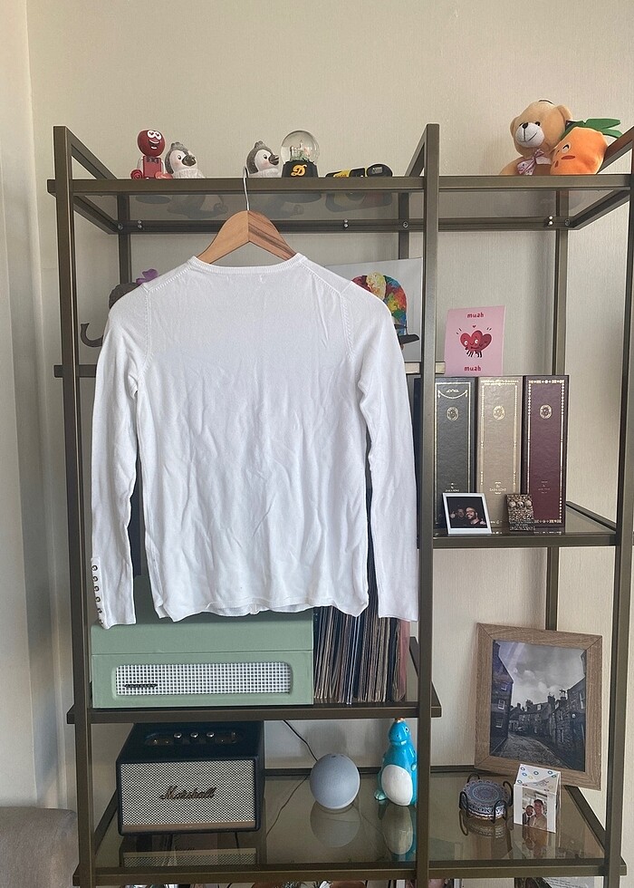 Zara Beyaz Hırka - Görsel 4