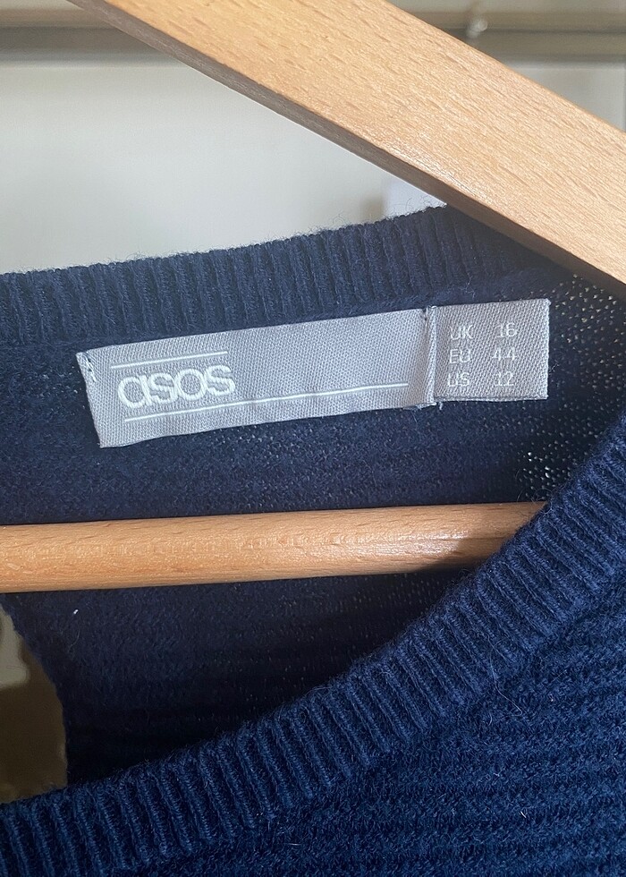 Asos Lacivert Triko Elbise - Görsel 2