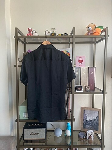 Asos Siyah Kısa Kollu Gömlek - Görsel 3