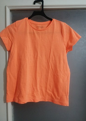 LC Waikiki Turuncu Kısa Kollu Basic Tişört 8,9 yaş kız çocuk