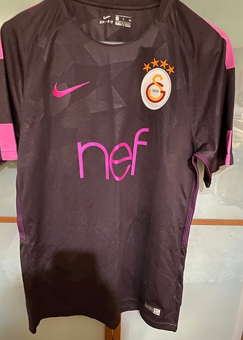 Galatasaray Erkek Koyu Pembe Baskılı Tişört