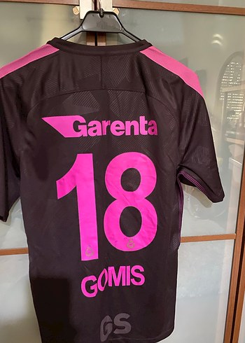 m Beden Galatasaray Erkek Koyu Pembe Baskılı Tişört