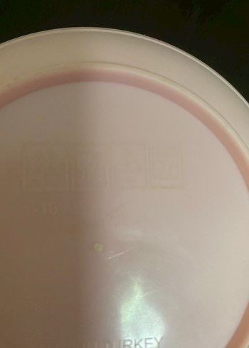 Beden pembe Renk Pastel Pembe yemek kabı..