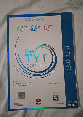 YKS 345 TYT Matematik 10 Deneme