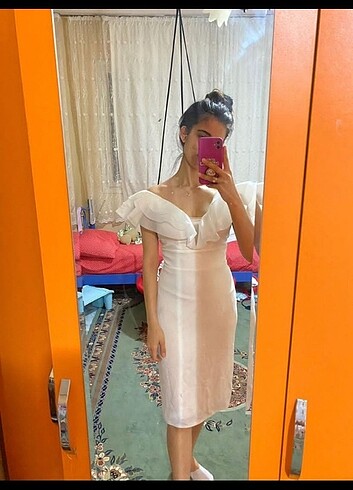 m Beden beyaz Renk Nikah elbisesi