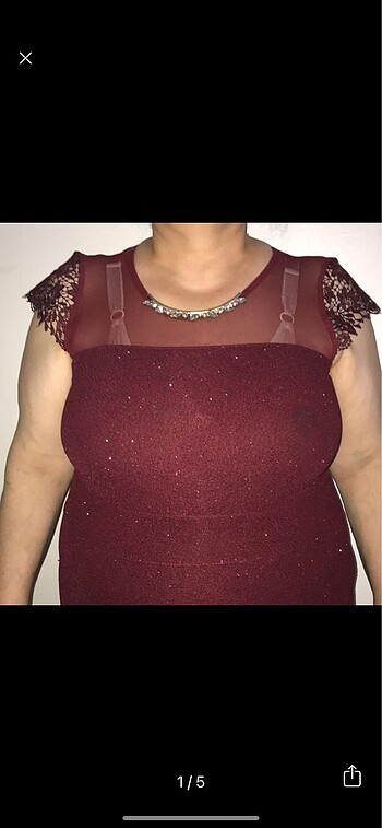 Büyük beden abiye - Görsel 2